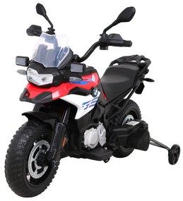 Mota elétrica para Crianças 12V BMW F850 GS Rodas Espuma EVA Vermelha