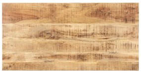 286013 vidaXL Tampo de mesa madeira de mangueira maciça 15-16 mm 100x60 cm