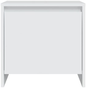 Mesa de cabeceira 45x34x44,5 cm aglomerado branco