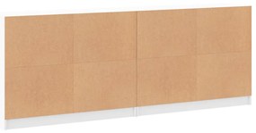 Estante c/ portas 204x37x75 cm derivados de madeira branco