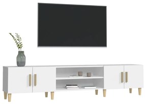 Móvel p/ TV 180x31,5x40 cm derivados de madeira branco
