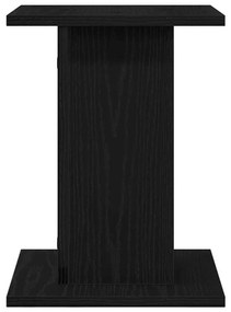 Suporte para Plantas vidaXL 2 pcs Preto Carvalho 30x30x40 cm Madeira d