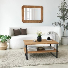 Mesa de Café Neta - Carvalho - 85x40x60 cm