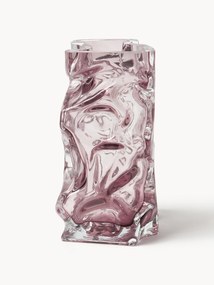 Jarra em vidro artesanal Ice, Alt 25 cm