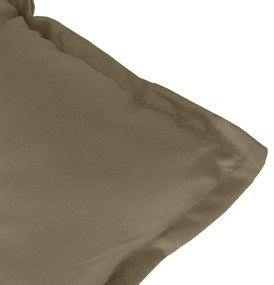 Almofadão banco jardim 100x50x7cm mesclado tecido cinza-acas.
