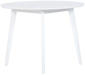 Mesa de jantar branca ⌀ 100 cm ROXBY Beliani