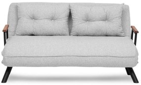 Sofá-Cama 2 Lugares Sando – Cinzento – 175x133 cm