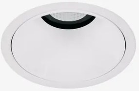 Downlight Led Embutido Com Moldura Redonda Ø8 Cm Para Exterior Em Alumínio Orelva Branco & 8 W & 38º & Branco Neutro 3500k - Sklum