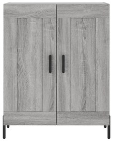 Armário alto 69,5x34x180 cm derivados de madeira sonoma cinza