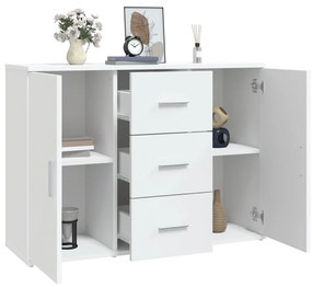Aparador 91x29,5x65 cm derivados de madeira branco