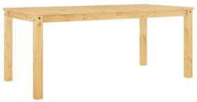 Mesa de jantar Panama 180x90x75 cm madeira de pinho maciça