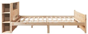 Cama com estante sem colchão 180x200 cm pinho maciço