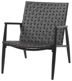 Tuinstoel Jysk 3795090 Rotim sintético Preto Alumínio