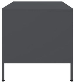 Mesa de centro 68x50x50,5 cm aço antracite