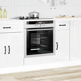 Armário forno Kalmar derivados de madeira branco brilhante