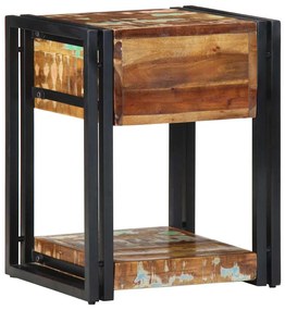 Cabeceira de cama vidaXL 40x35x50 cm Madeira recuperada