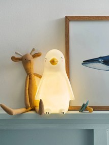 Luz de presença Pinguim branco claro liso com motivo