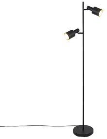 Candeeiro de pé inteligente preto com 2 A60 Wi-Fi - Stijn