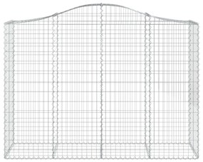 Cestos gabião arqueados 50 pcs 200x50x140/160 ferro galvanizado