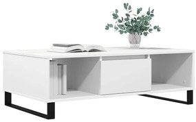 Mesa de centro 104x60x35 cm derivados de madeira branco