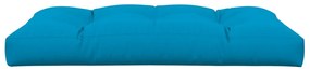Almofadão para sofá de paletes 120x80x12 cm tecido azul