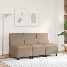 vidaXL | Unidade de Sofá Modular Sem Braços | Cappuccino 55 x 74 x 82 cm