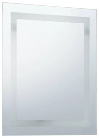 Espelho casa de banho LED c/ sensor tátil 50x60 cm