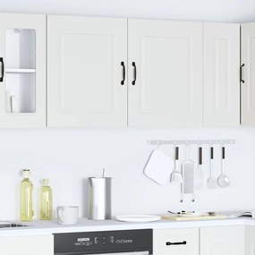 Armários de parede de cozinha 2pcs Kalmar deriv. madeira branco