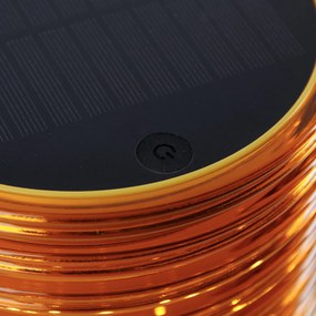 Candeeiro de mesa laranja plástico Incl. LED Solar Recarregável IP44 - Ambar Moderno
