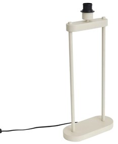 Candeeiro de mesa moderno bege - Thijmen