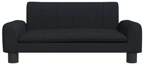 Cama para cães 70x45x30 cm tecido preto