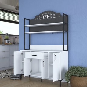 Armário Multiuso JE130 – Branco – 120x183,6x40 cm