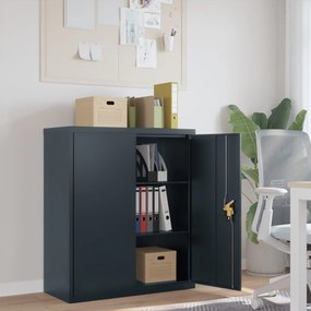 vidaXL Arquivador 90x40x105 cm aço antracite