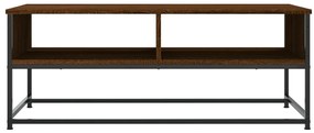 Mesa de centro 100x51x40 cm derivados madeira carvalho castanho