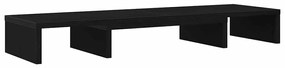 Suporte p/ monitor ajustável 80x24x10,5 cm carvalho preto