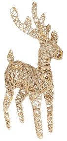 Rena Juta Com Led Dourado 45CM