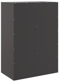 Aparador alto 67x39x95 cm aço preto