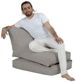 Puff de Jardim Siesta Sofa Bed – Fumo – 55x40x40x180 cm | Tribo Home