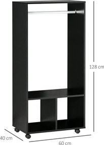 Armário Moderno – Modelo Lyon – 60x40x128 – Armazenamento Vertical – B