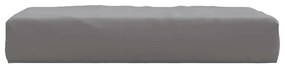 Almofadão p/ móveis de paletes 60x60x9,5 cm tecido oxford cinza