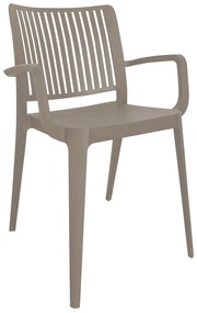 Cadeira JOY c/ braços, Turtle Dove – Pack com 16 unidades