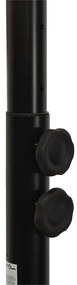 Tabela de basquetebol 216-250 cm polietileno preto