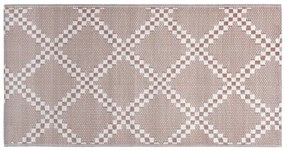 Tapete de exterior 80x150 cm ARAKIL PP castanho