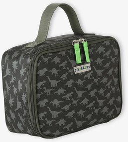 Bolsa de lanche personalizável em poliéster VERTBAUDET para menino caqui
