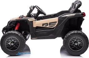 Carro elétrico para crianças 1 a 6 años 24V MP4 CAN-AM Maverick Buggy Caqui