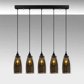 Candeeiro Chandelier Smoked – Fume – 83 x 83 cm