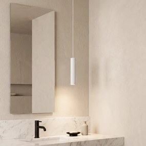Candeeiro suspenso de design branco GU10 50mm IP44 - Tuba