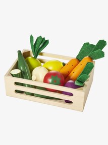 Agora -20%: Caixa de legumes em madeira multicolor