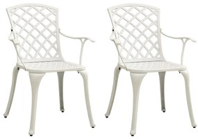 3 pcs conjunto de bistrô alumínio fundido branco