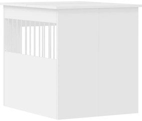 Móvel casota para cão 64,5x80x71 cm derivados de madeira branco